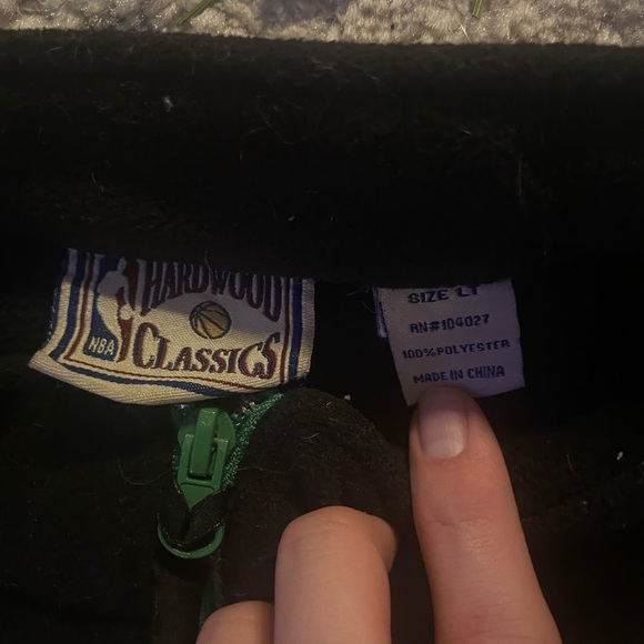 Celtics Fleece Quarterzip Vintage - Picture 3 of 4